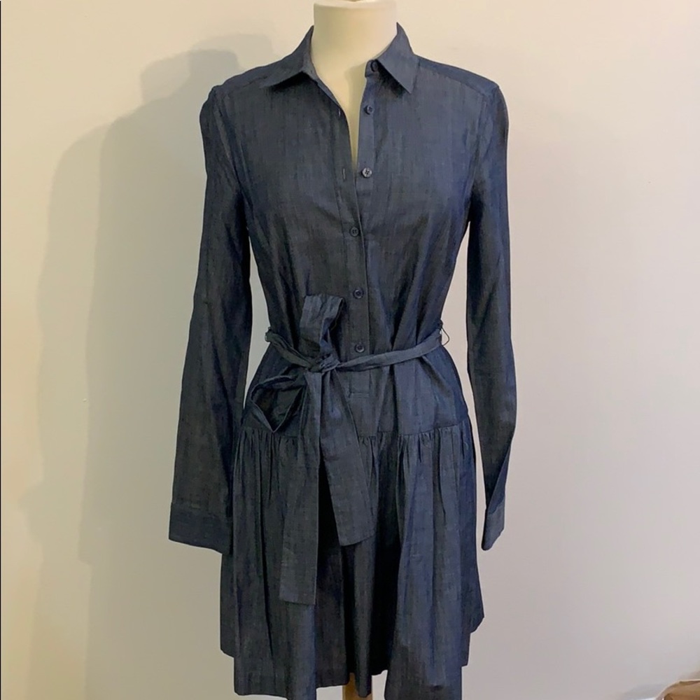 BCBG Maxazria Jean buttoned down midi dress